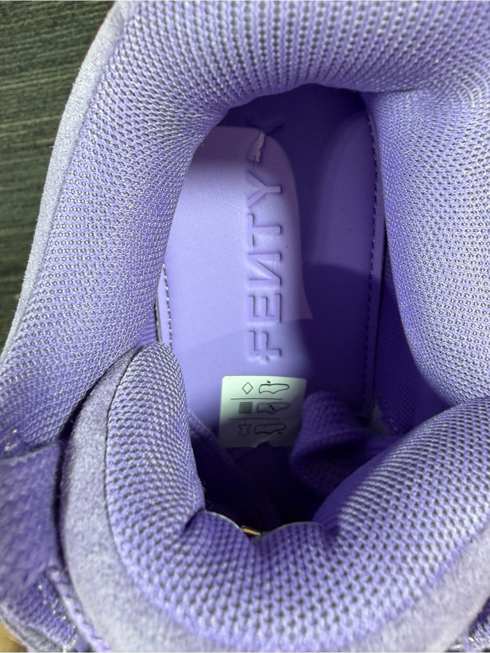 PUMA Fenty x Creeper Phatty Rihanna 'Lavender Burnt Red' Women’s 5.5 NWOTB - Picture 5 of 11